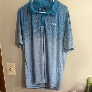 Oakley XL Men’s Blue Performance Polo Shirt Blue
